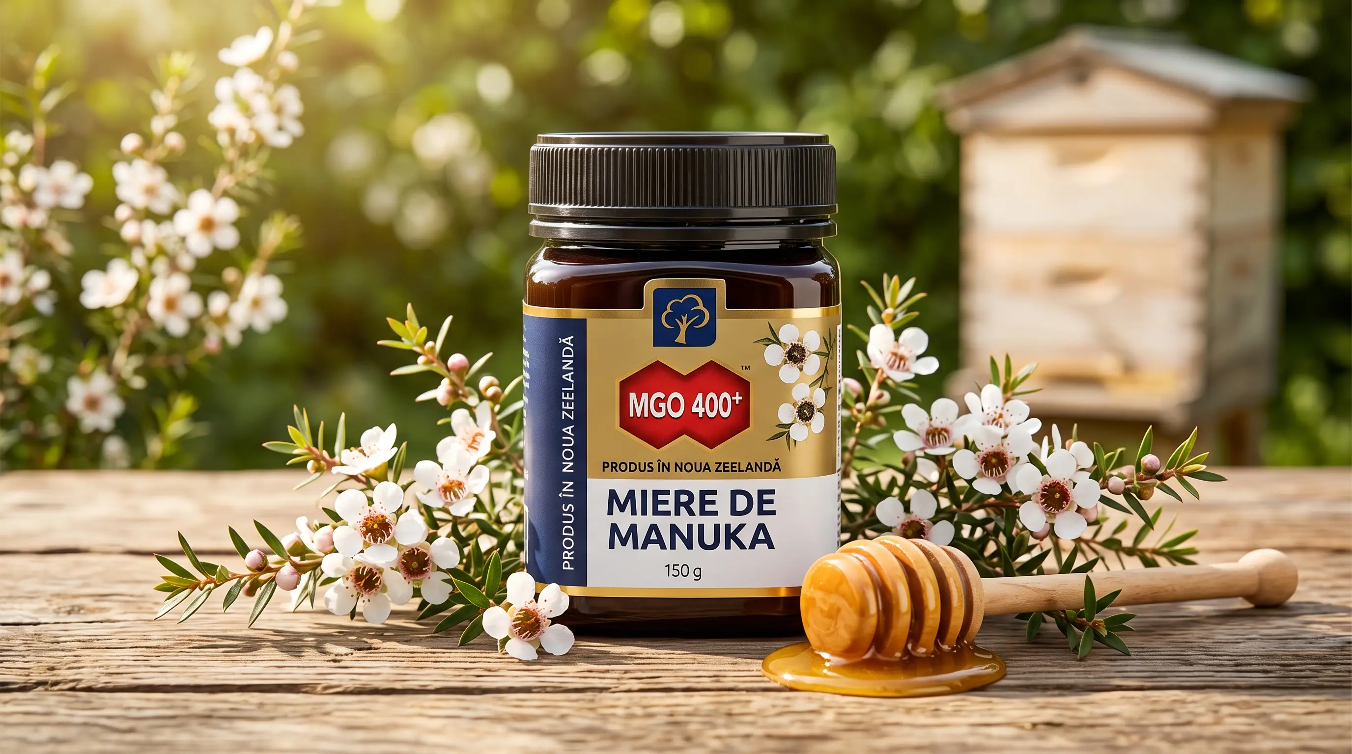 Miere de Manuka MGO 400+ și comparație cu alte concentrații MGO