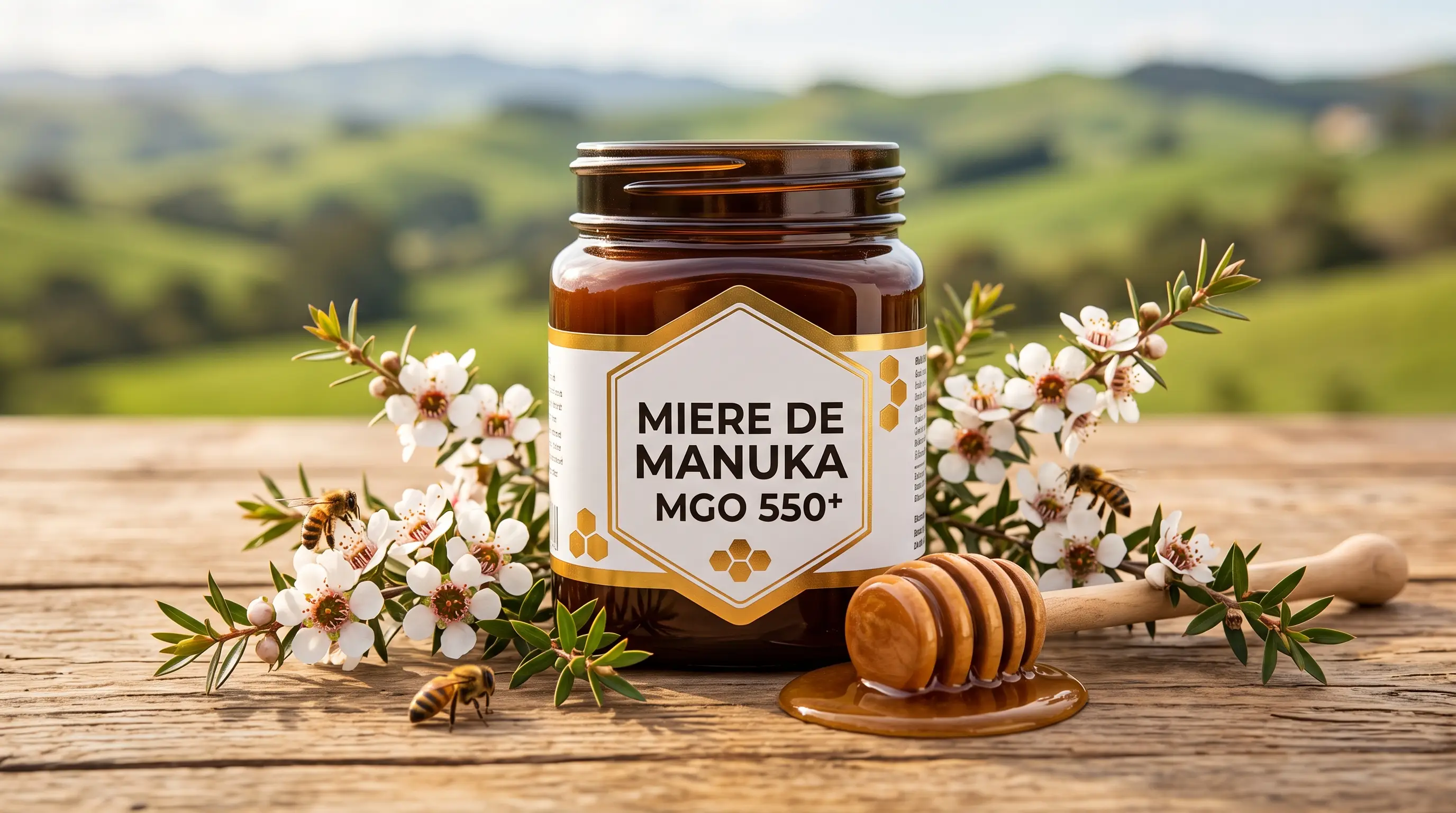 Miere de Manuka MGO 550+ și comparație cu MGO 100+, 250+ și 400+